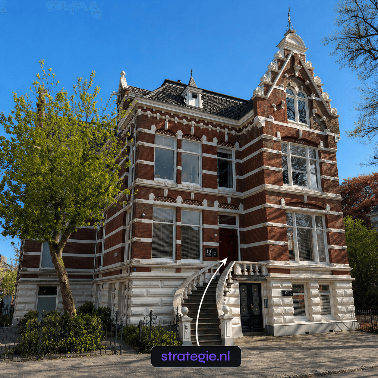 Kantoor van Strategie.nl aan de Heresingel 19 in Groningen